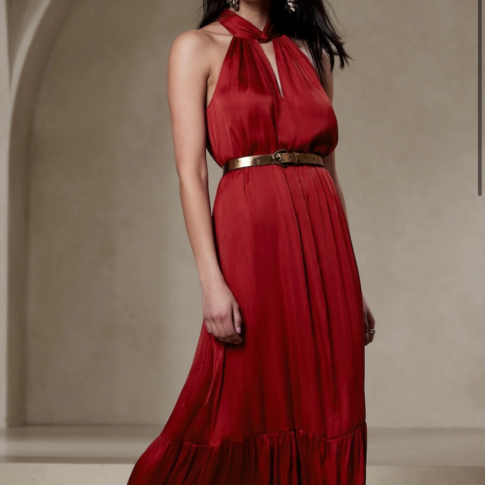 Banana Republic Twisted Maxi Dress, Tall size M